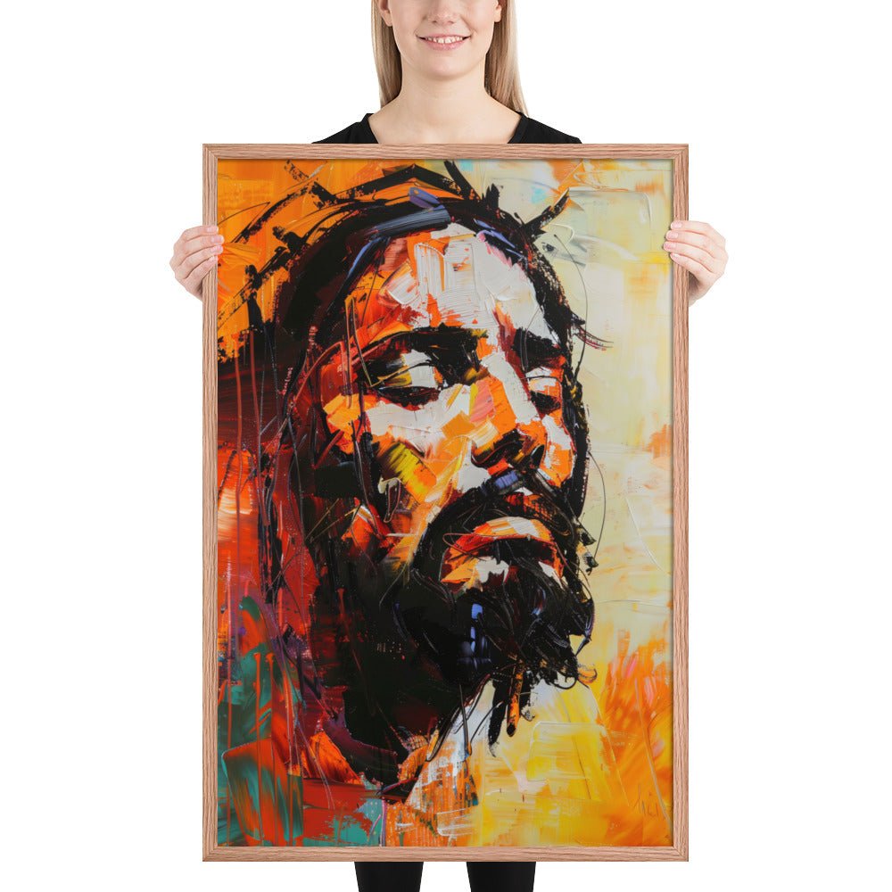 Christ's Passion In Orange Fine Art Print - ChristVisions
