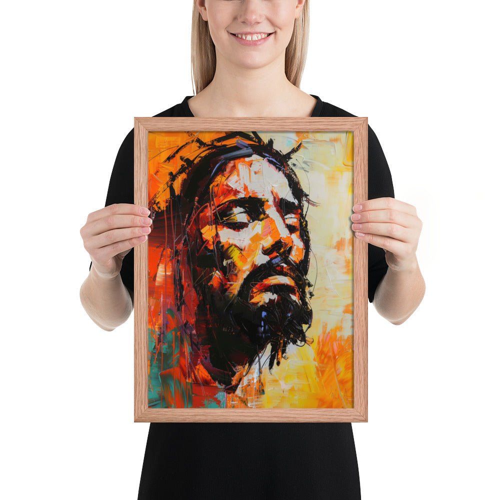 Christ's Passion In Orange Fine Art Print - ChristVisions