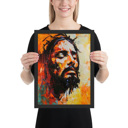 Christ's Passion In Orange Fine Art Print - ChristVisions
