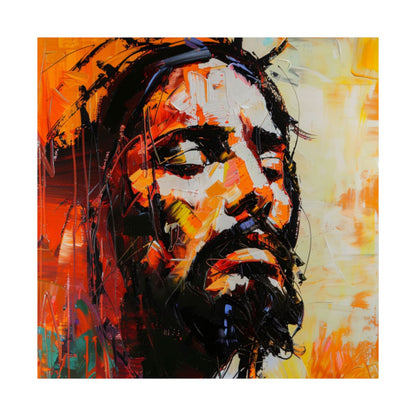 Christ's Passion In Orange Fine Art Print - ChristVisions
