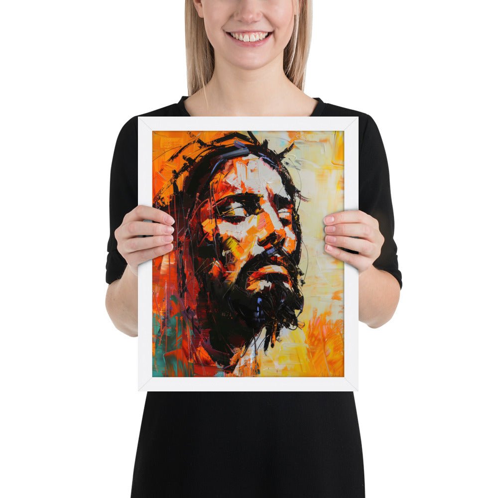 Christ's Passion In Orange Fine Art Print - ChristVisions