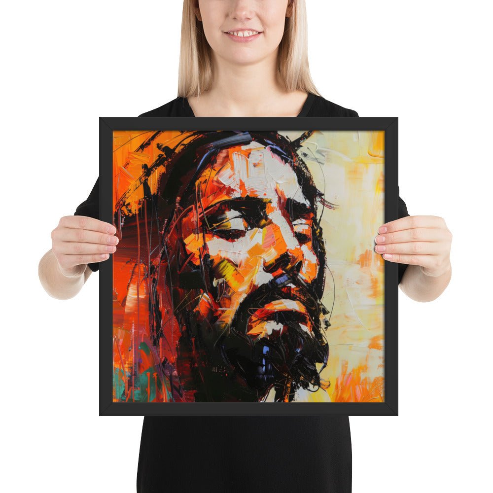Christ's Passion In Orange Fine Art Print - ChristVisions