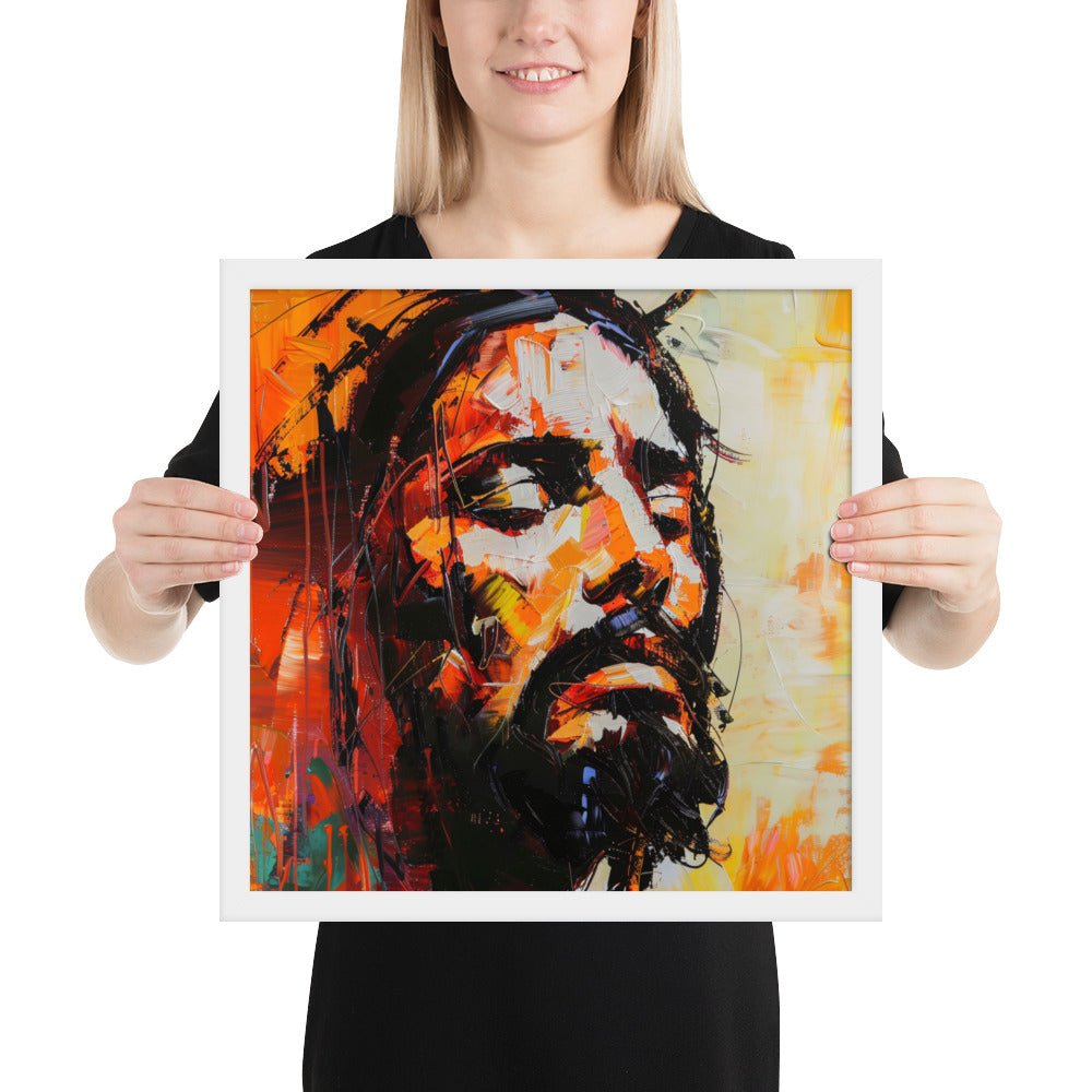 Christ's Passion In Orange Fine Art Print - ChristVisions