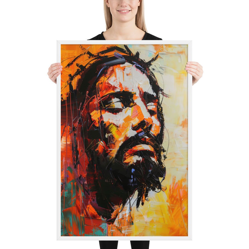 Christ's Passion In Orange Fine Art Print - ChristVisions