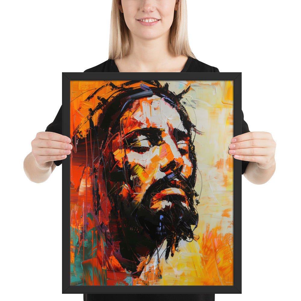 Christ's Passion In Orange Fine Art Print - ChristVisions