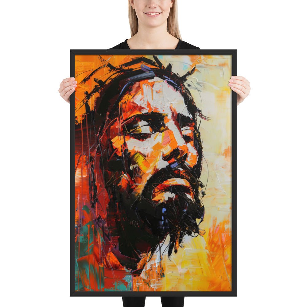 Christ's Passion In Orange Fine Art Print - ChristVisions