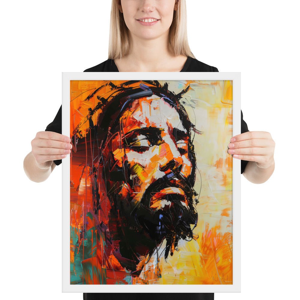 Christ's Passion In Orange Fine Art Print - ChristVisions