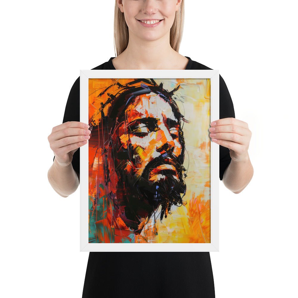 Christ's Passion In Orange Fine Art Print - ChristVisions