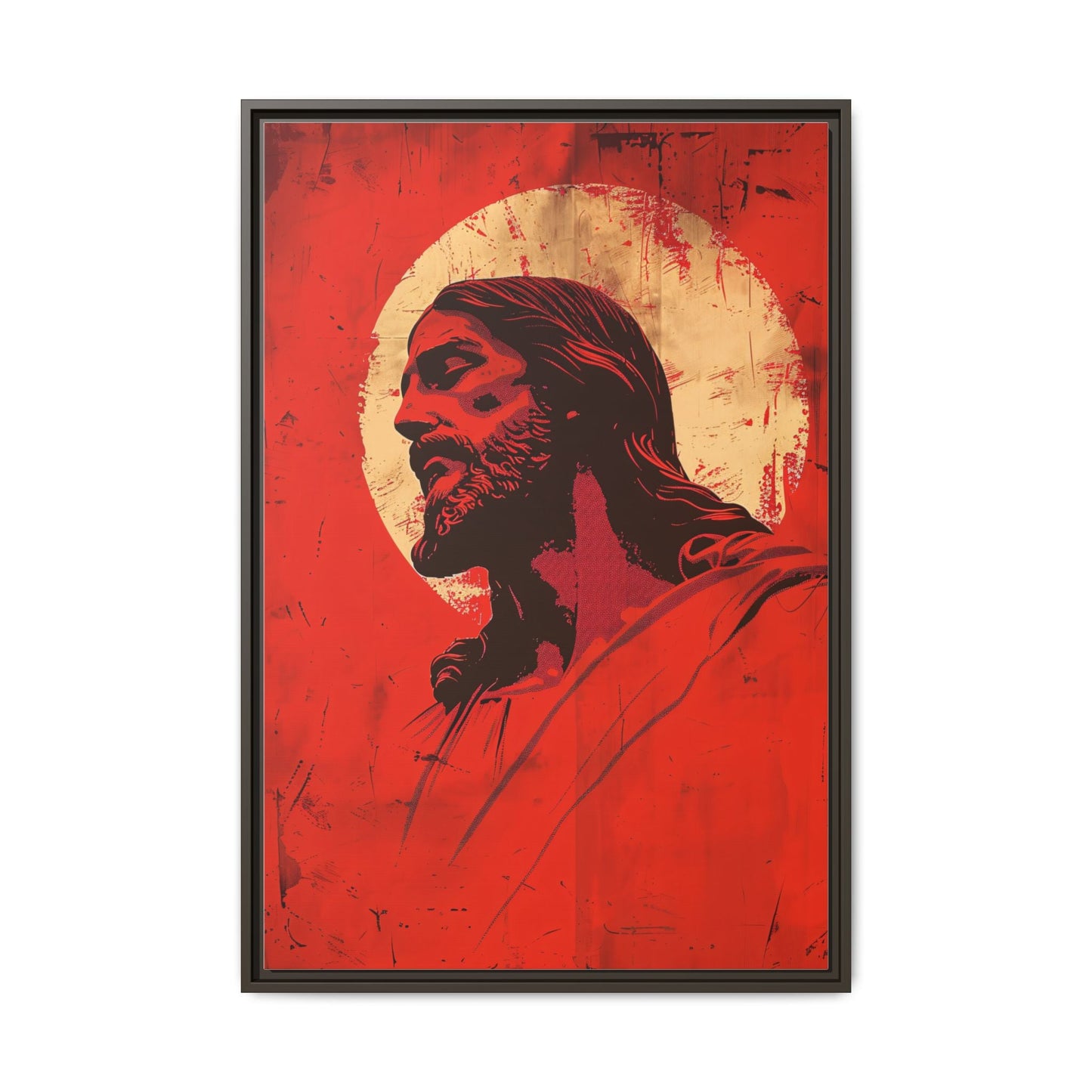 Crimson Christ | Canvas Print