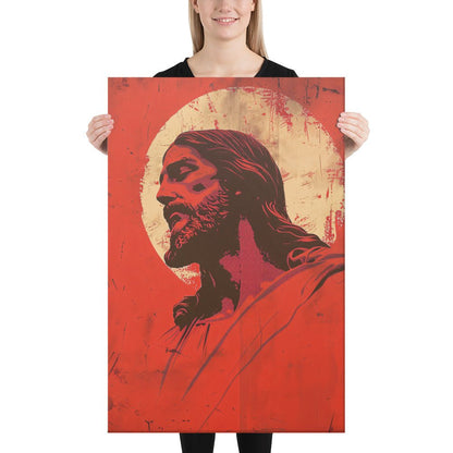 Crimson Christ | Canvas Print