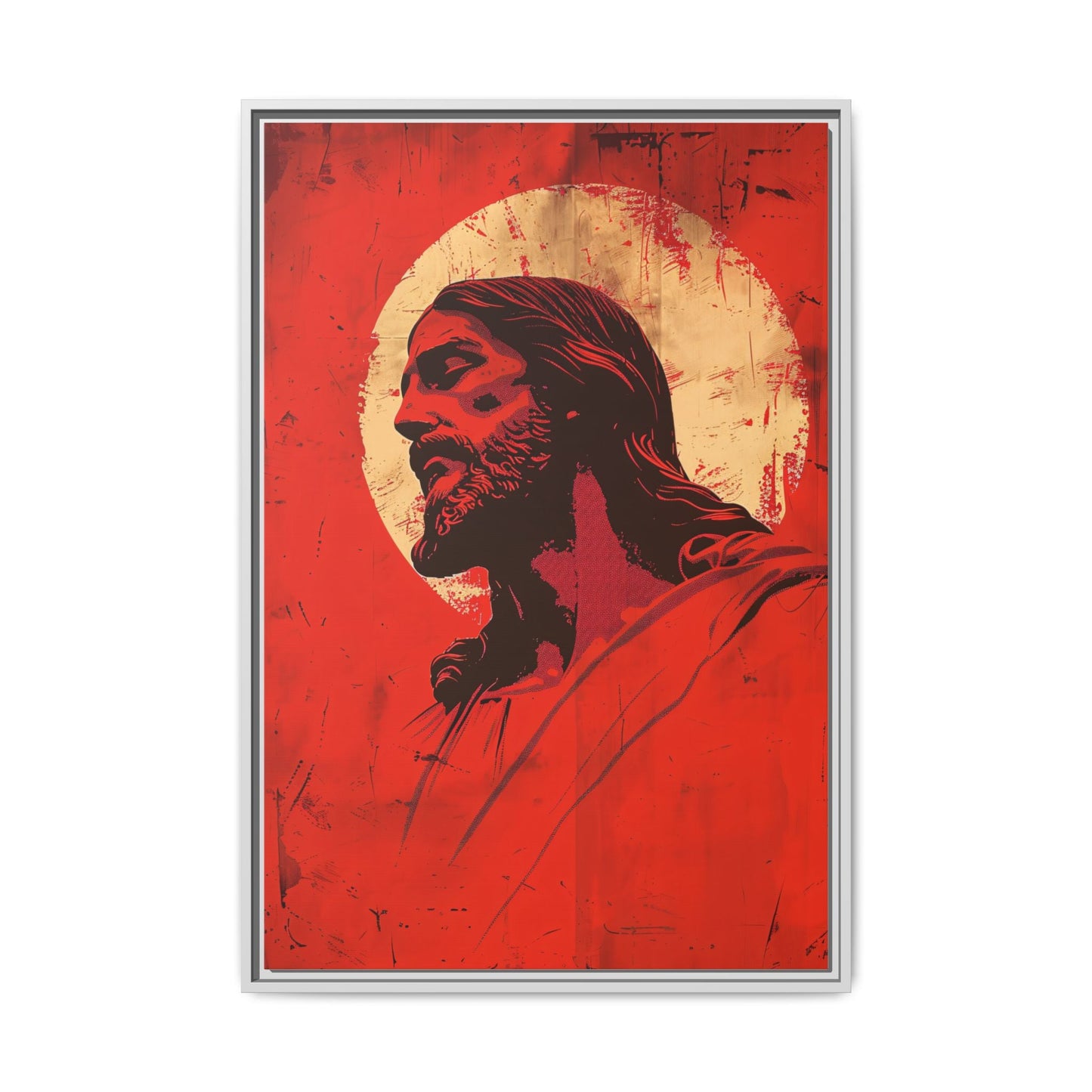 Crimson Christ | Canvas Print