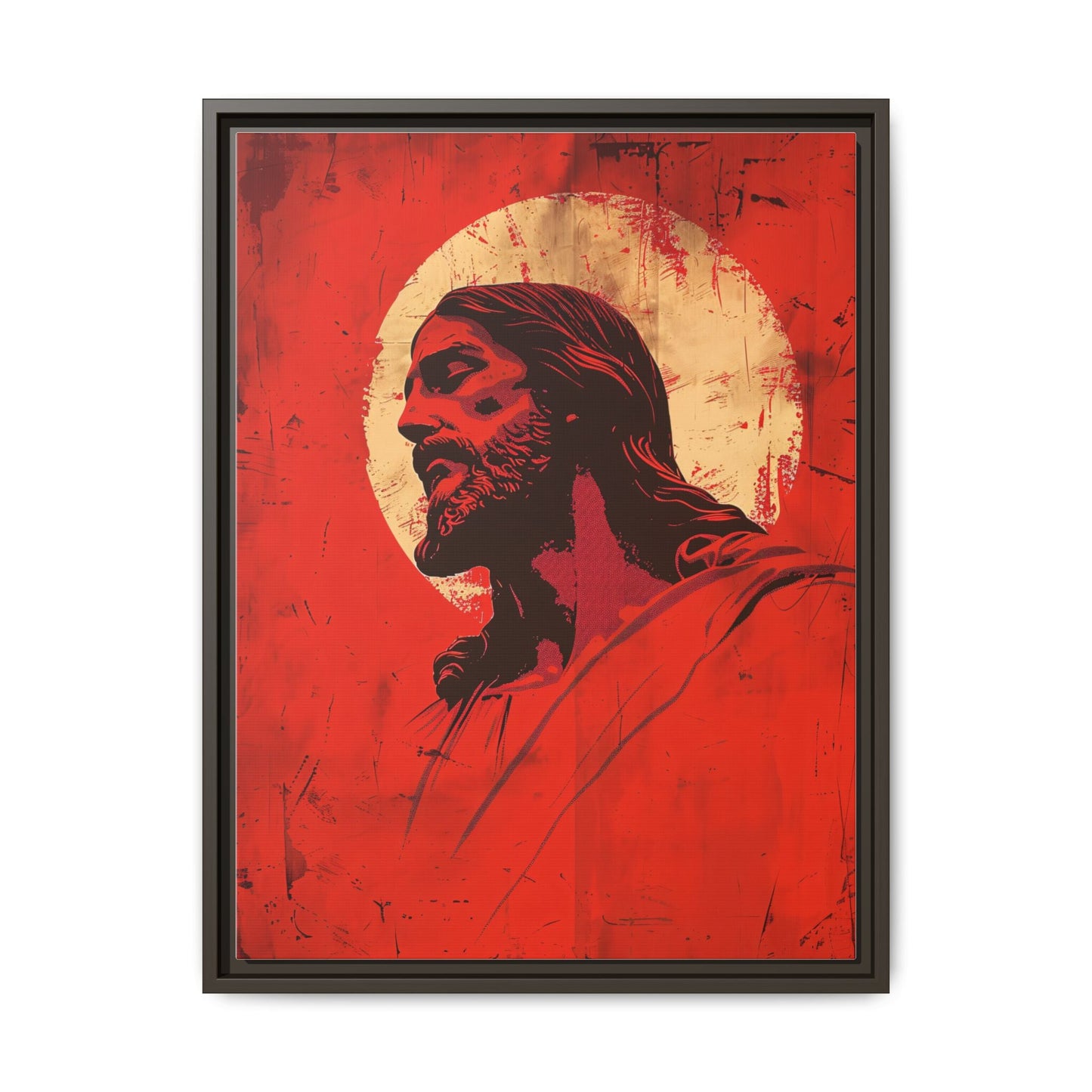 Crimson Christ | Canvas Print