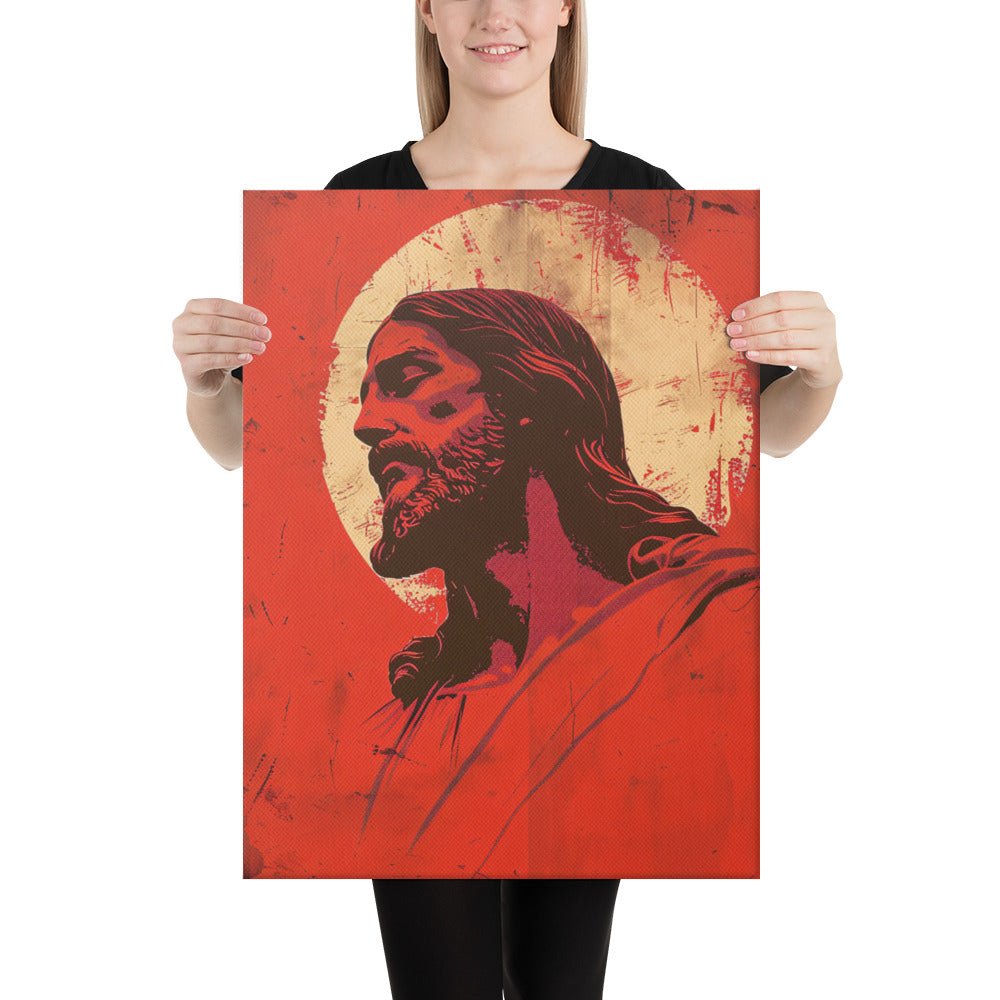 Crimson Christ | Canvas Print