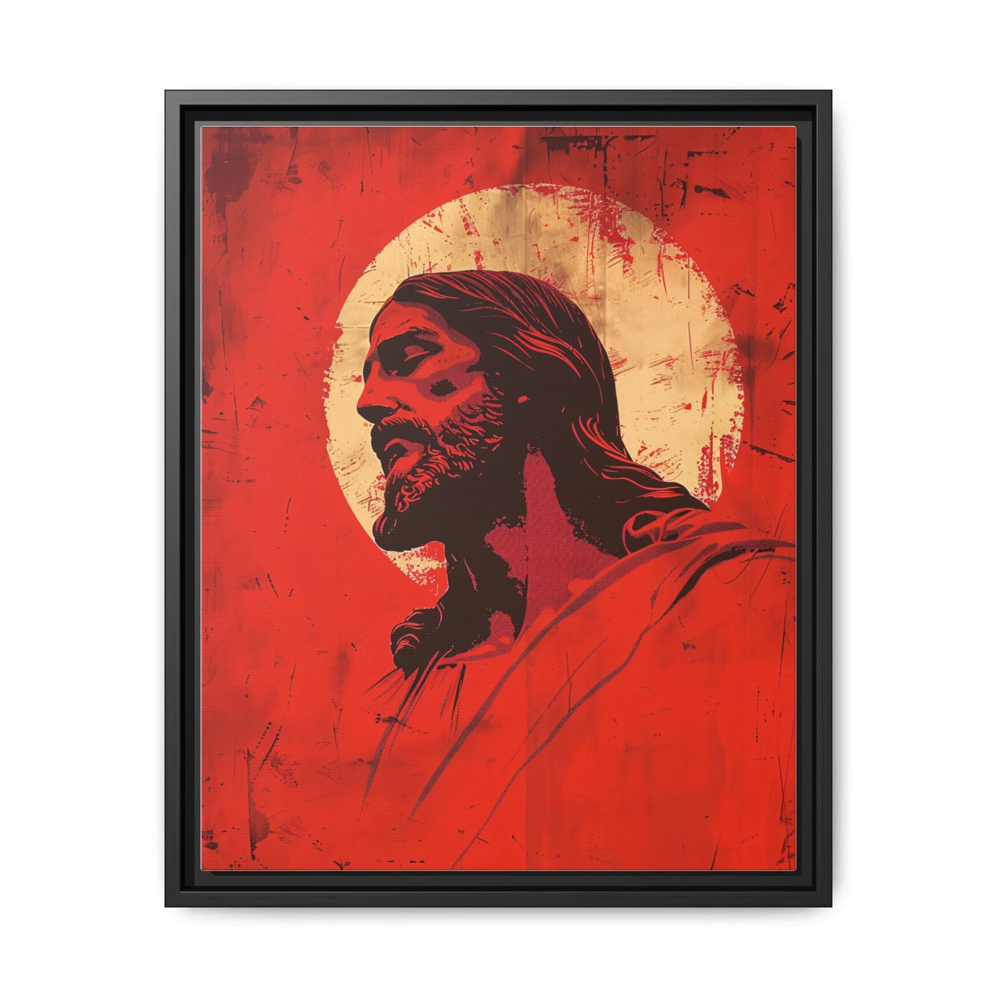 Crimson Christ | Canvas Print