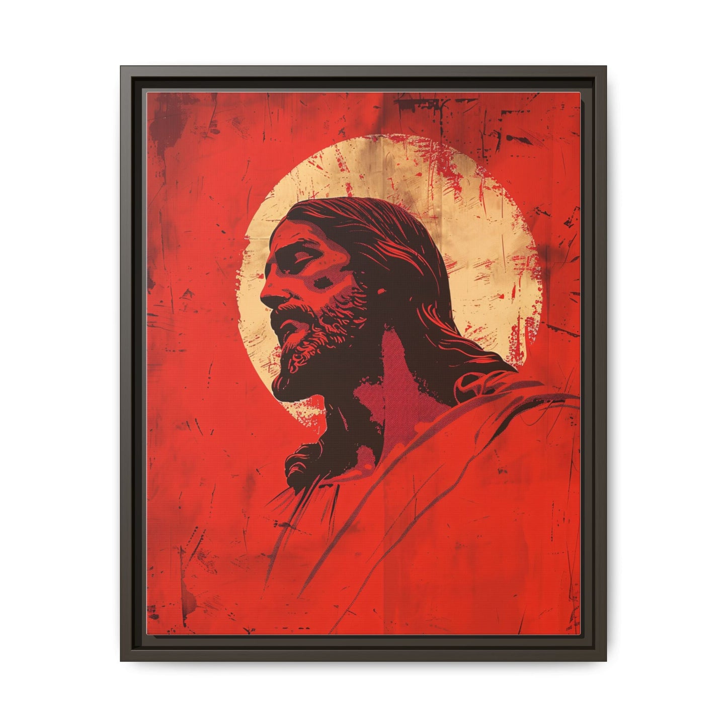 Crimson Christ | Canvas Print