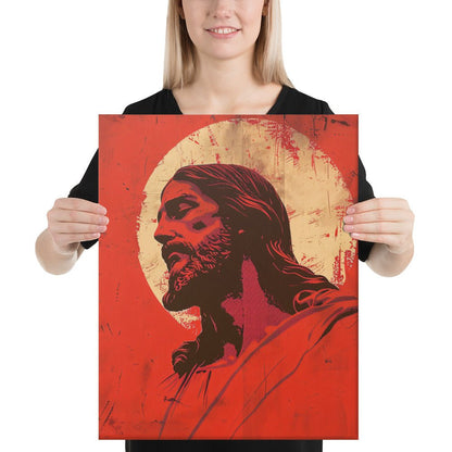 Crimson Christ | Canvas Print
