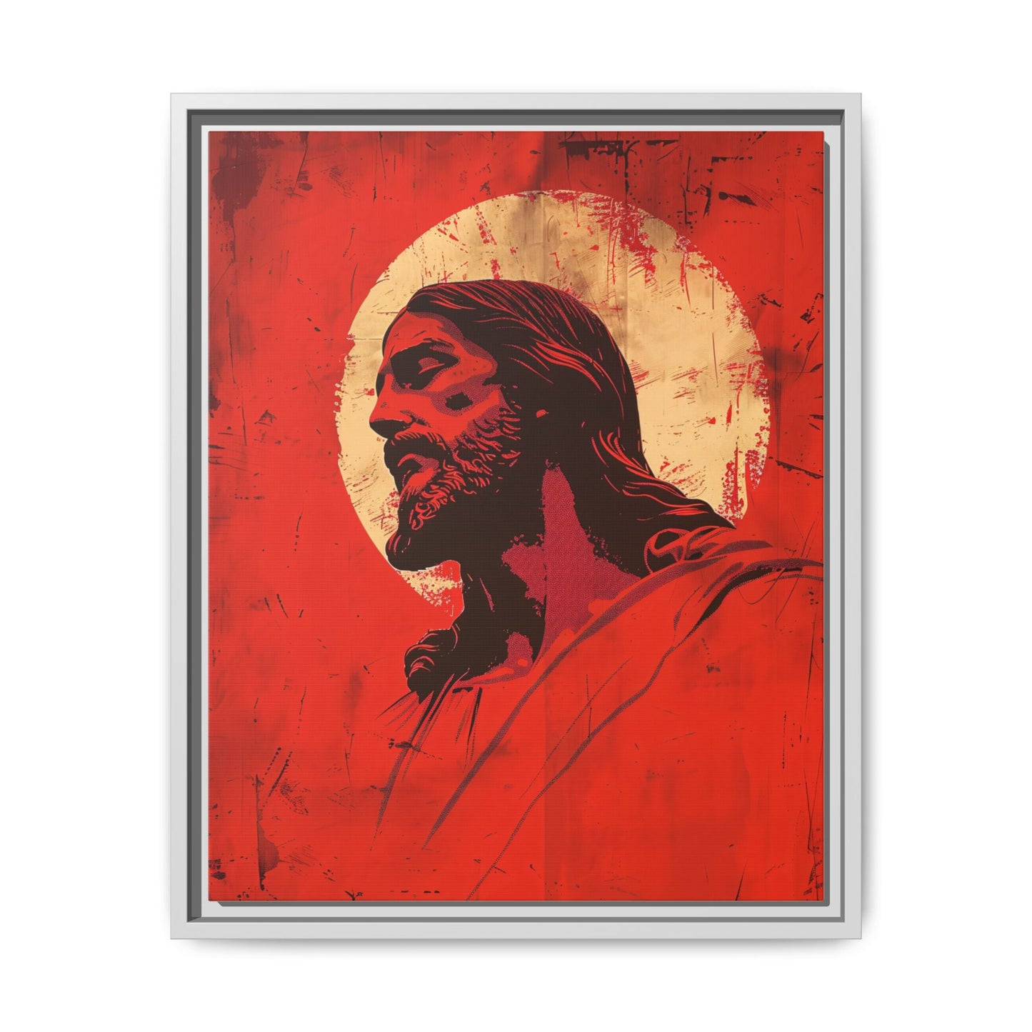 Crimson Christ | Canvas Print