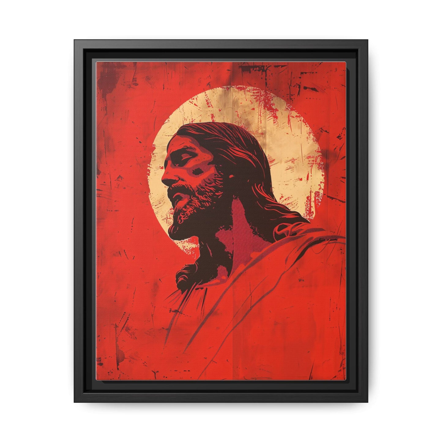 Crimson Christ | Canvas Print