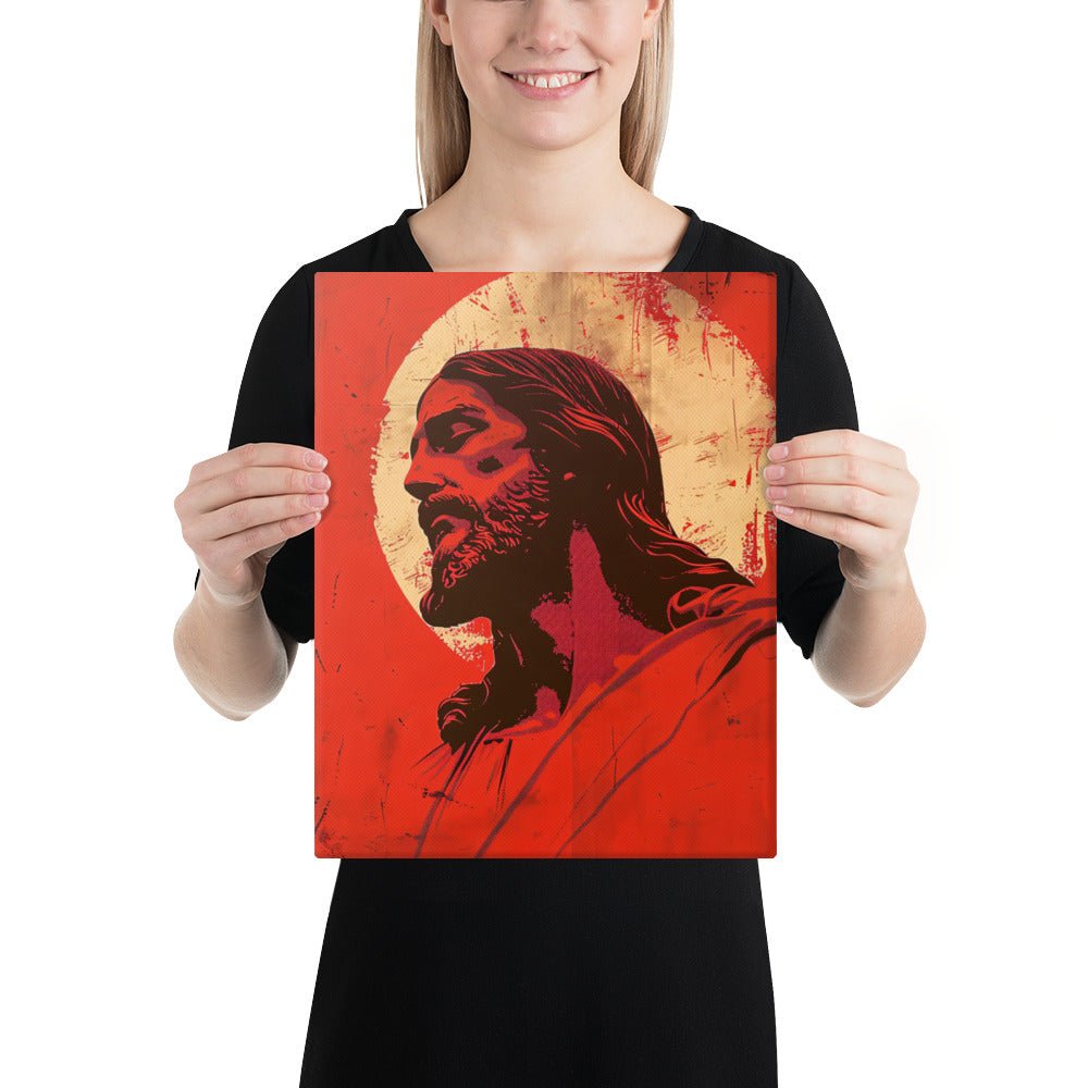 Crimson Christ | Canvas Print
