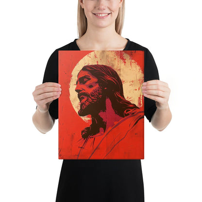 Crimson Christ | Canvas Print
