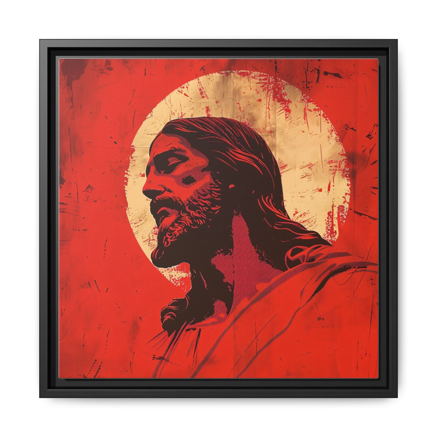 Crimson Christ | Canvas Print