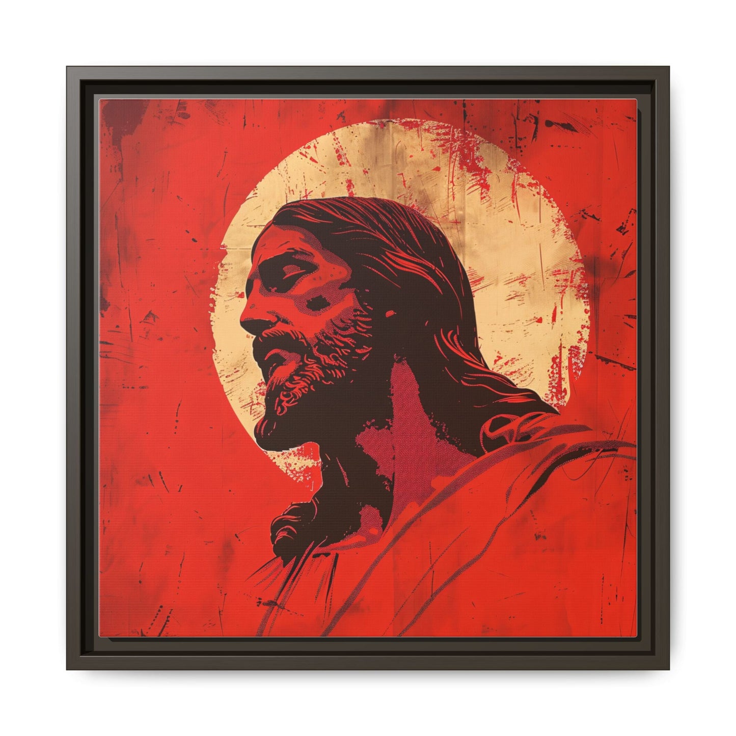 Crimson Christ | Canvas Print
