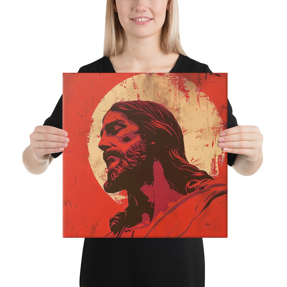 Crimson Christ | Canvas Print