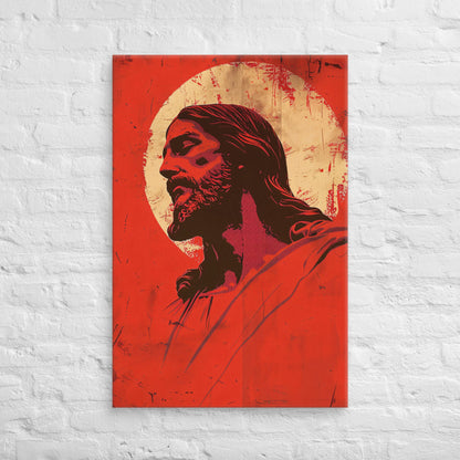 Crimson Christ | Canvas Print
