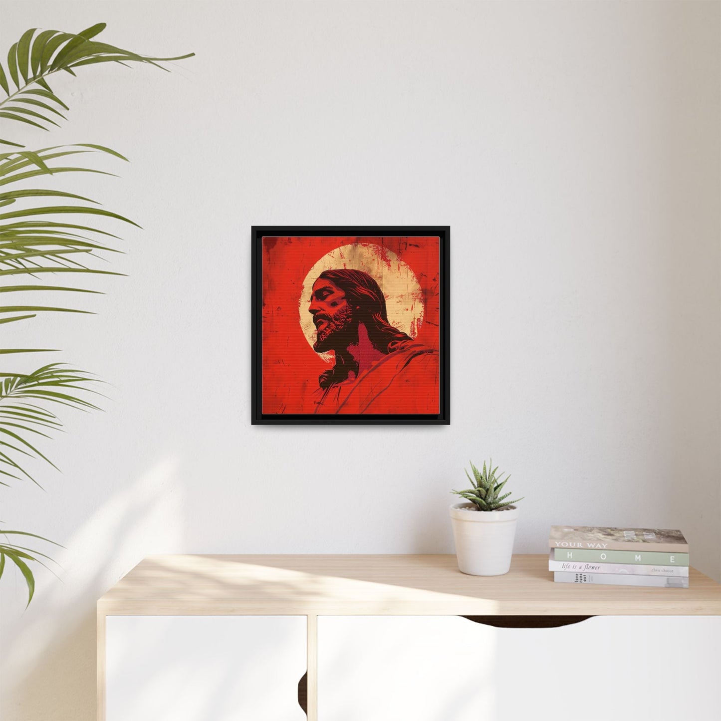 Crimson Christ | Canvas Print