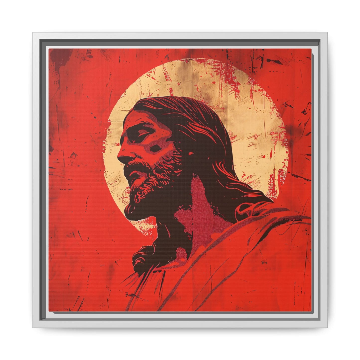 Crimson Christ | Canvas Print