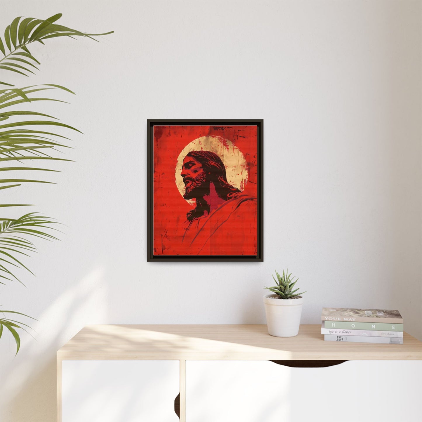 Crimson Christ | Canvas Print