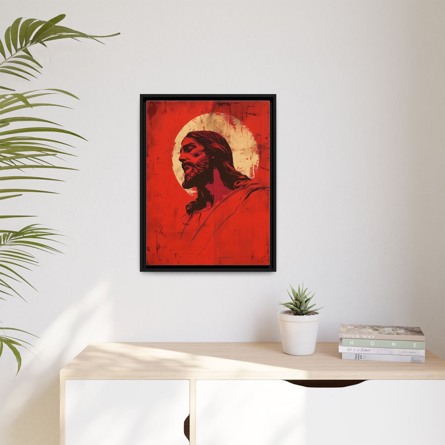 Crimson Christ | Canvas Print