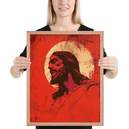 Crimson Christ Fine Art Print - ChristVisions