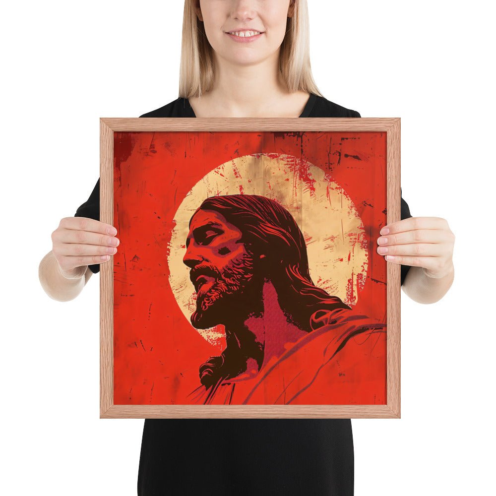 Crimson Christ Fine Art Print - ChristVisions