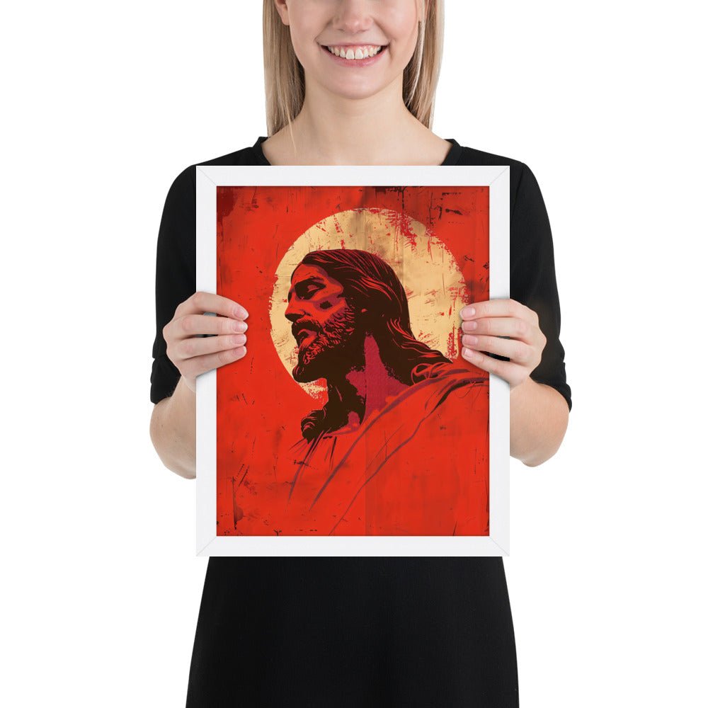 Crimson Christ Fine Art Print - ChristVisions