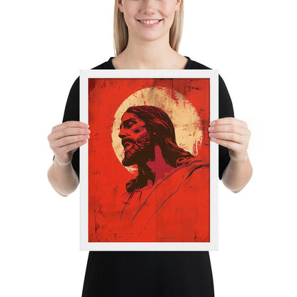 Crimson Christ Fine Art Print - ChristVisions