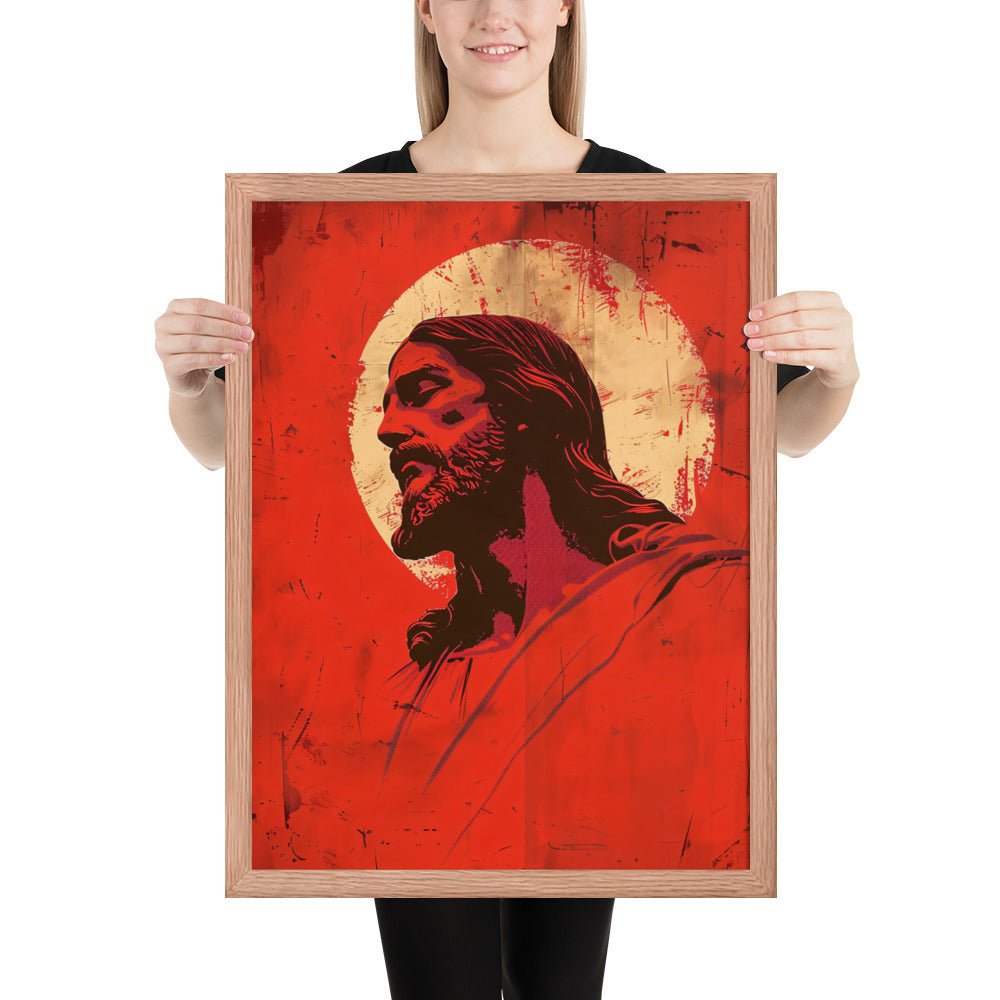 Crimson Christ Fine Art Print - ChristVisions