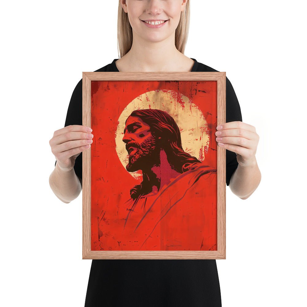Crimson Christ Fine Art Print - ChristVisions