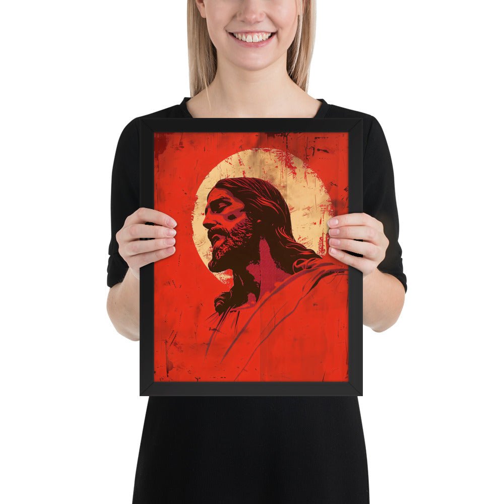 Crimson Christ Fine Art Print - ChristVisions