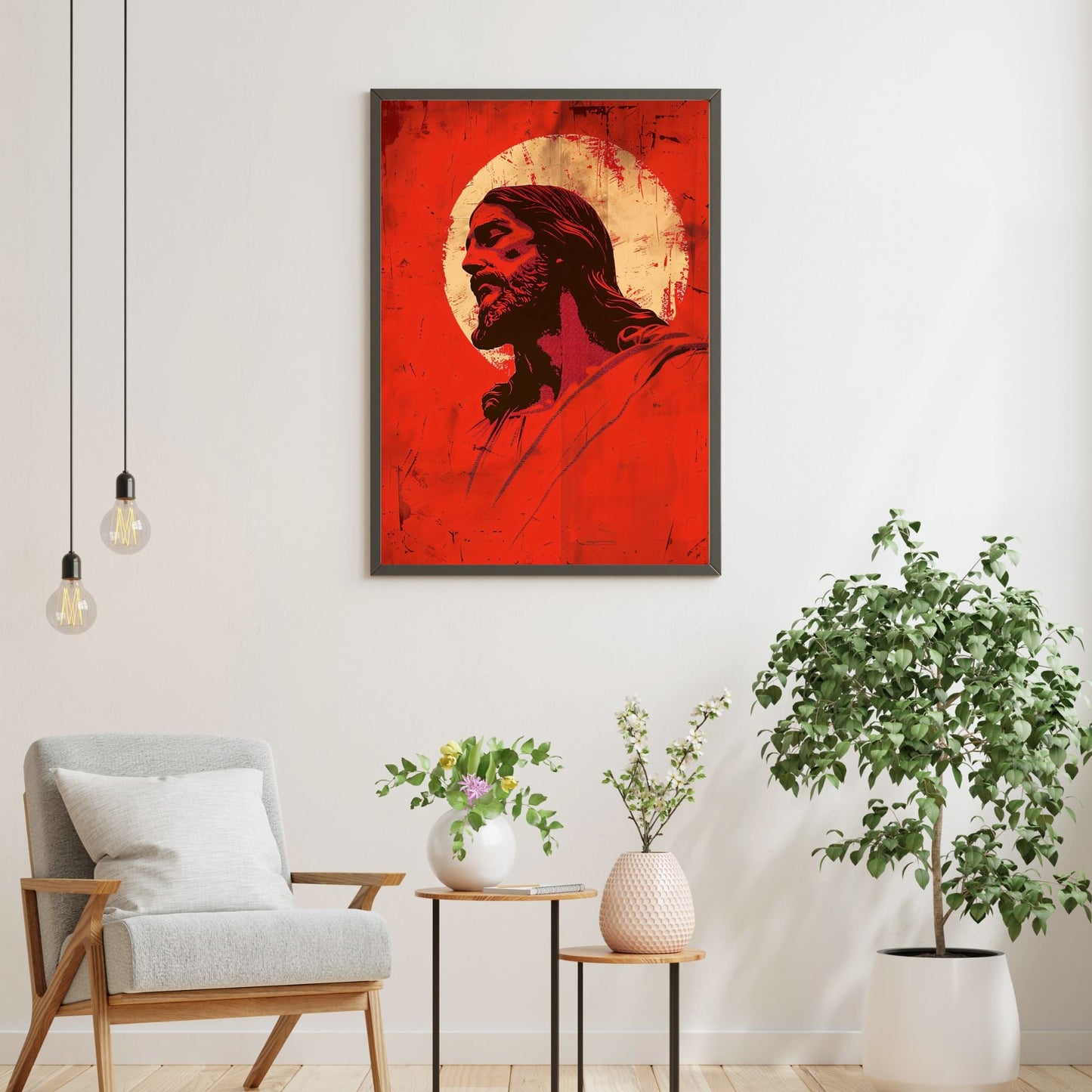 Crimson Christ Fine Art Print - ChristVisions