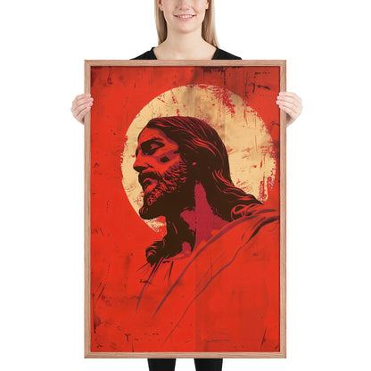 Crimson Christ Fine Art Print - ChristVisions