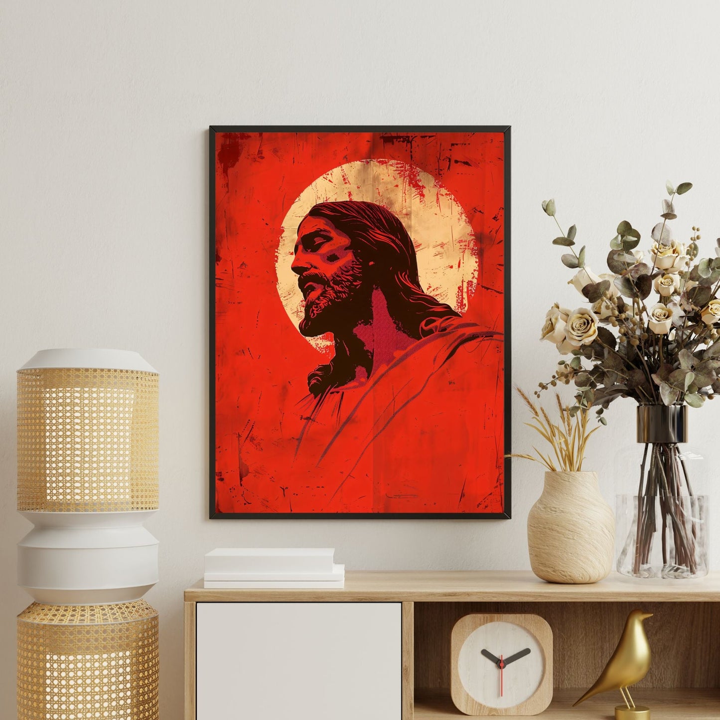 Crimson Christ Fine Art Print - ChristVisions