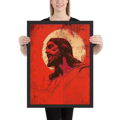 Crimson Christ Fine Art Print - ChristVisions