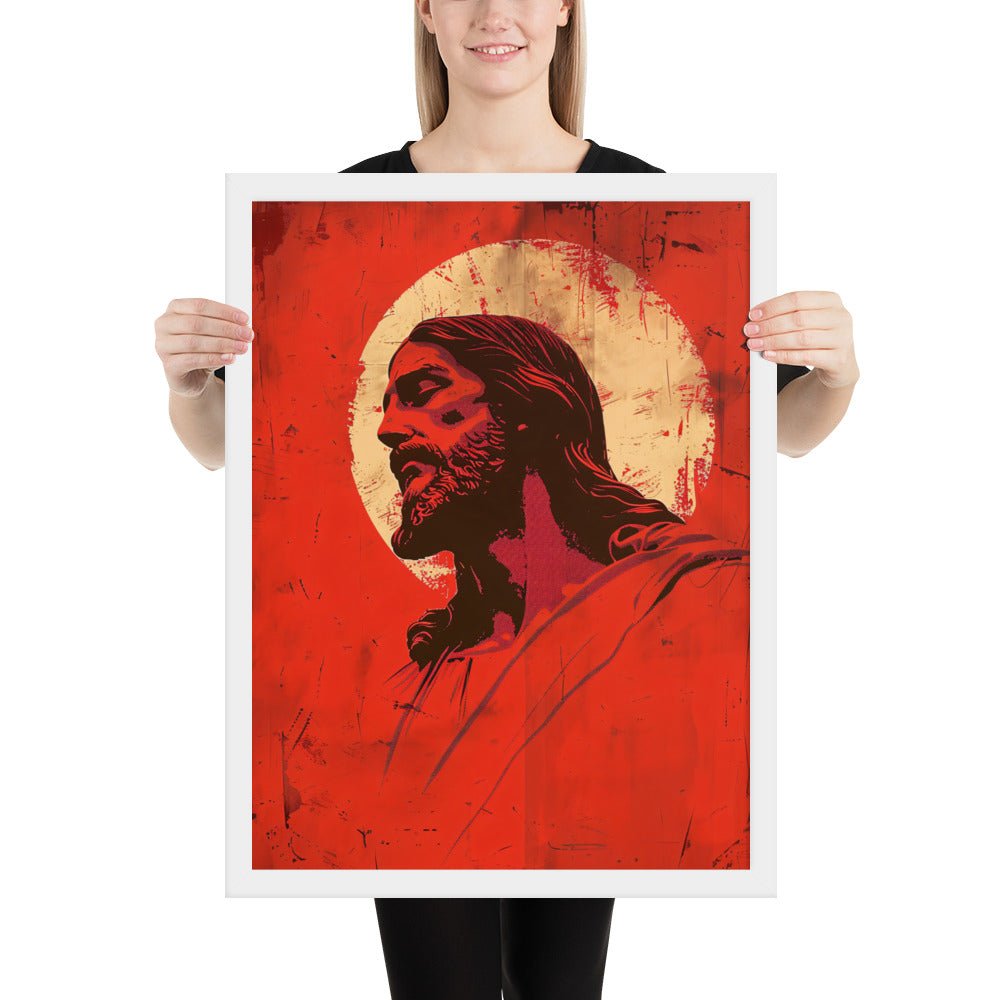 Crimson Christ Fine Art Print - ChristVisions