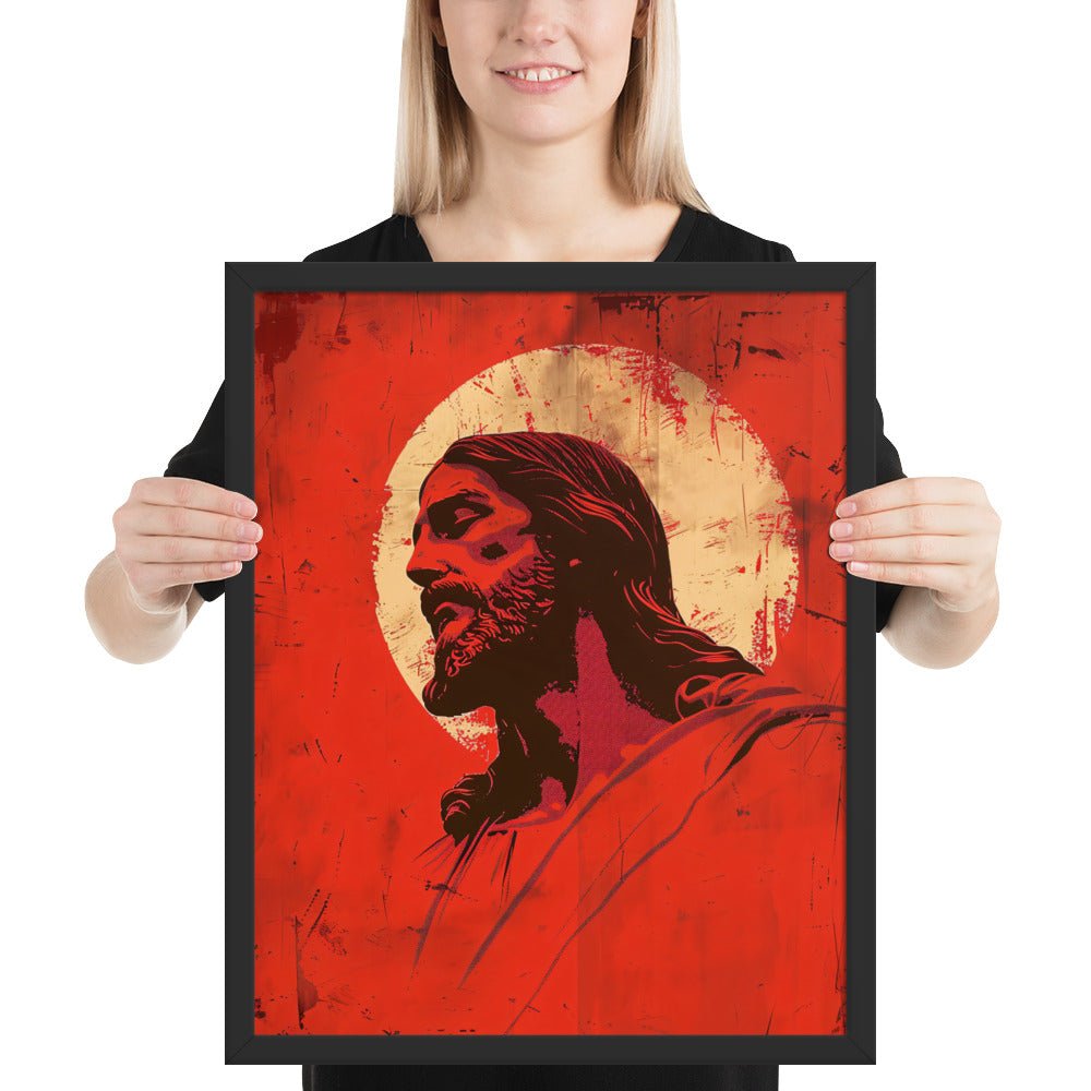 Crimson Christ Fine Art Print - ChristVisions