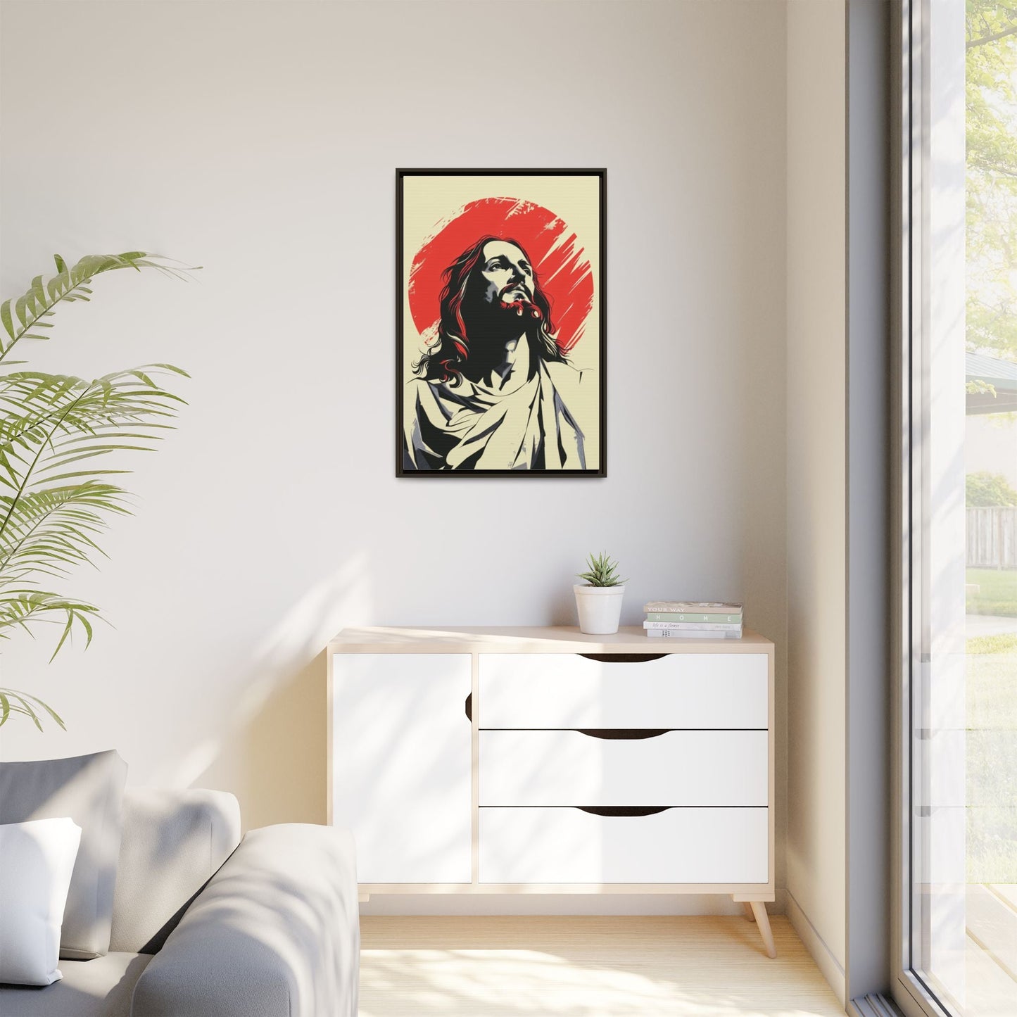 Crimson Light | Canvas Print