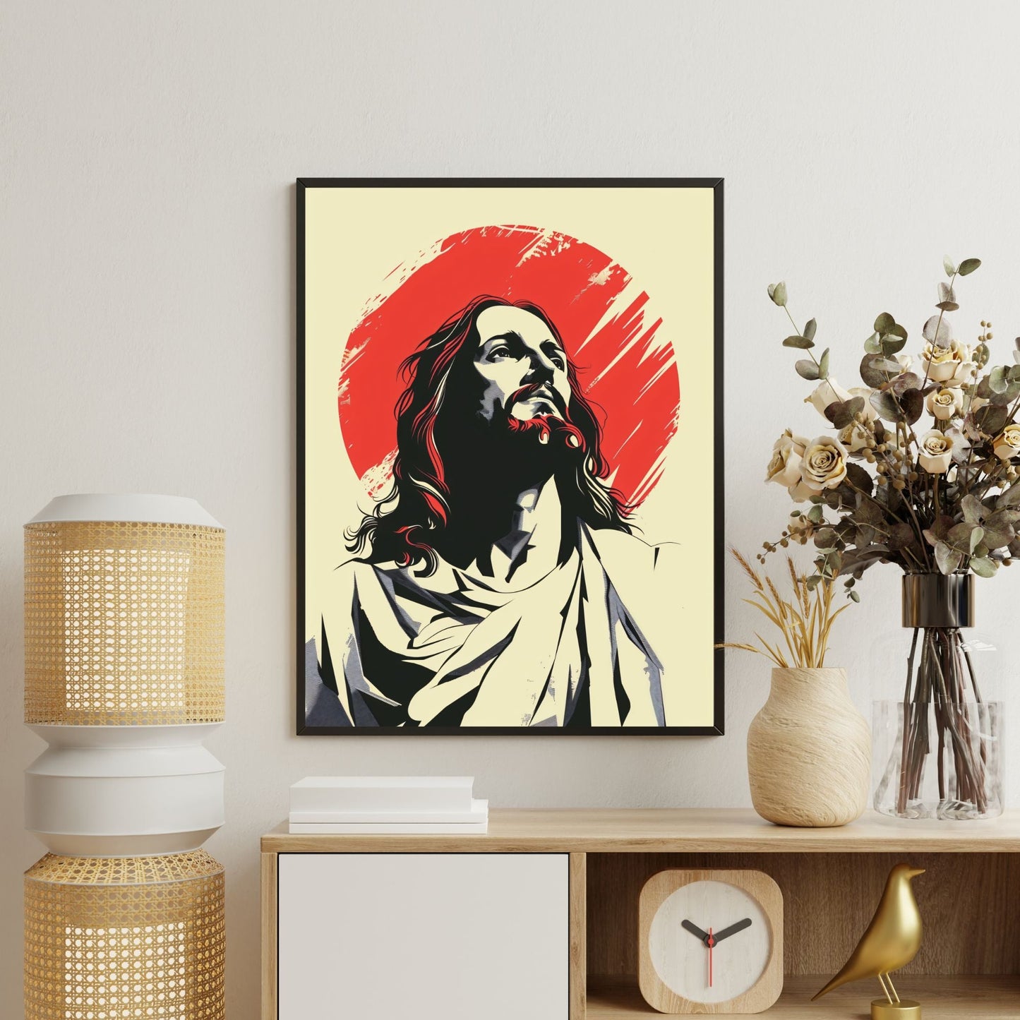 Crimson Light Fine Art Print - ChristVisions