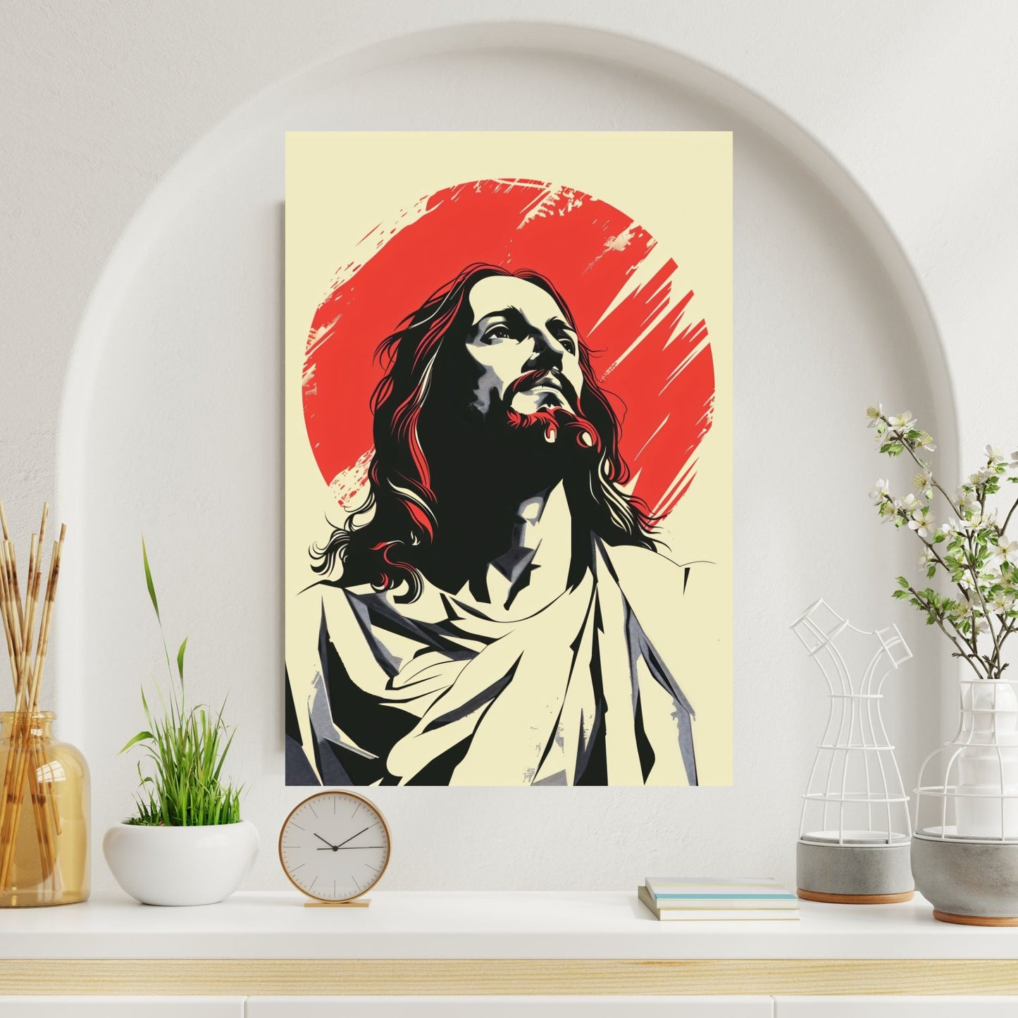 Crimson Light Fine Art Print - ChristVisions