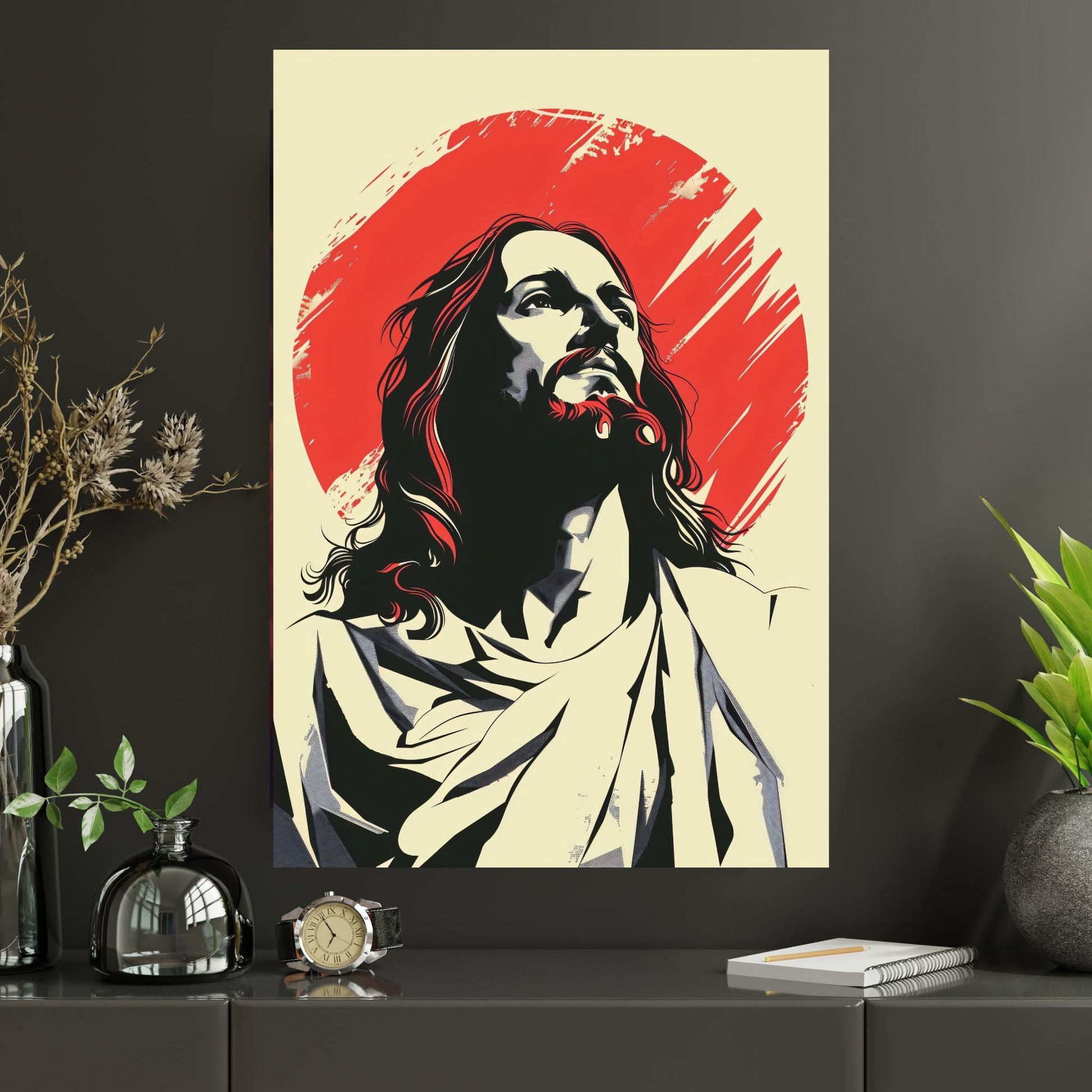 Crimson Light Fine Art Print - ChristVisions