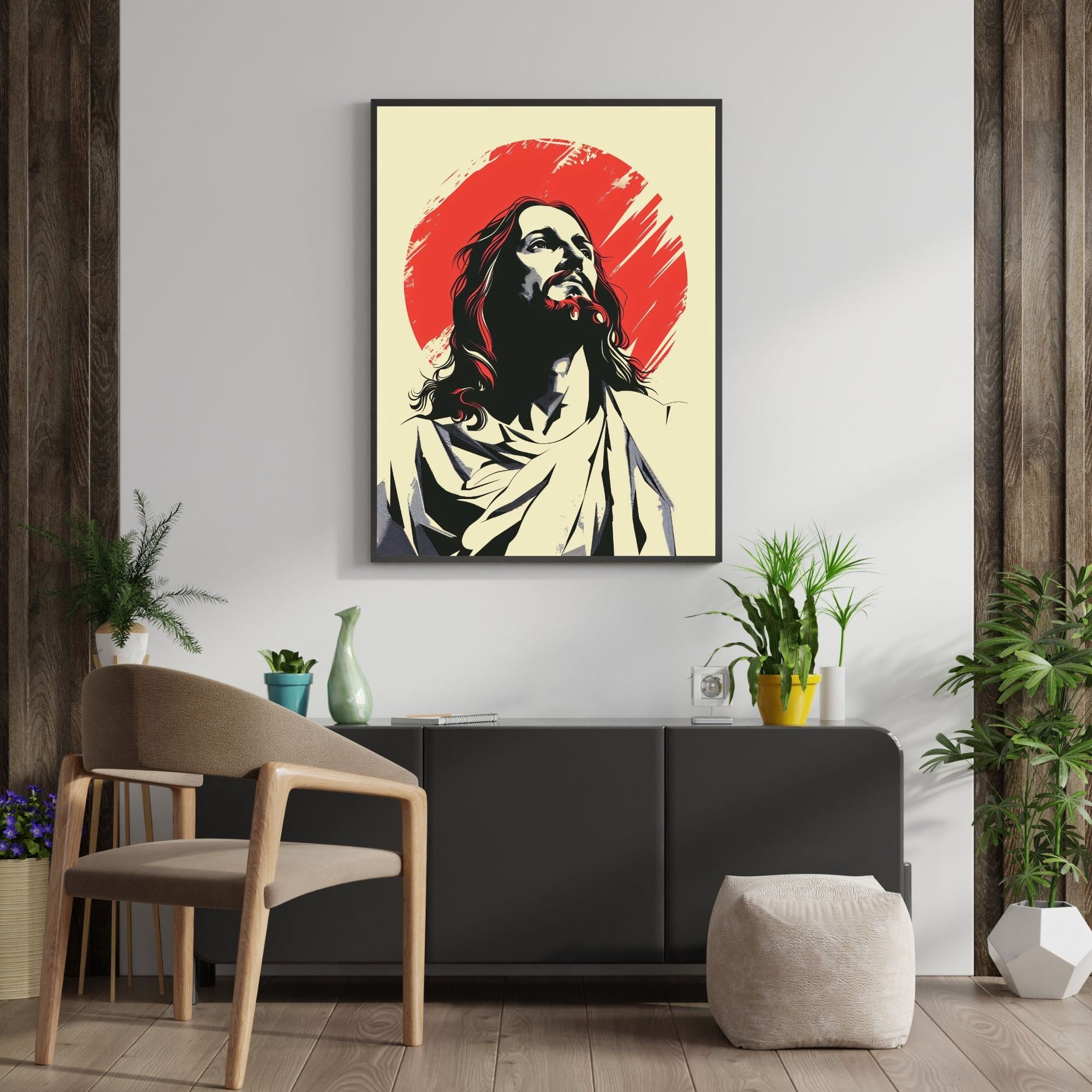 Crimson Light Fine Art Print - ChristVisions